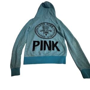 Victoria's Secret PINK Textured Blue Sweater